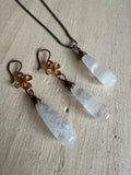 Clear Quartz Clover Artisan Gemstone Set